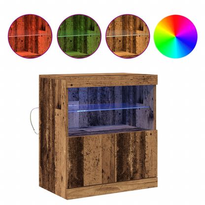 Sideboard Brun 60 X 37 X 67 Cm Konstrueret Træ