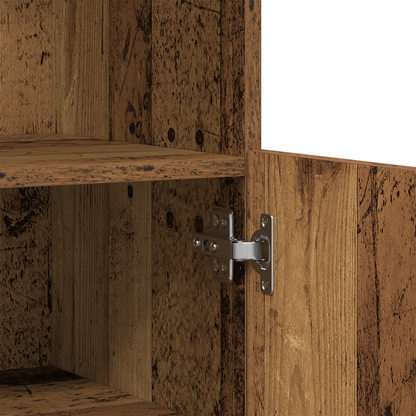 Sideboard Brun 60 X 37 X 100 Cm Konstrueret Træ