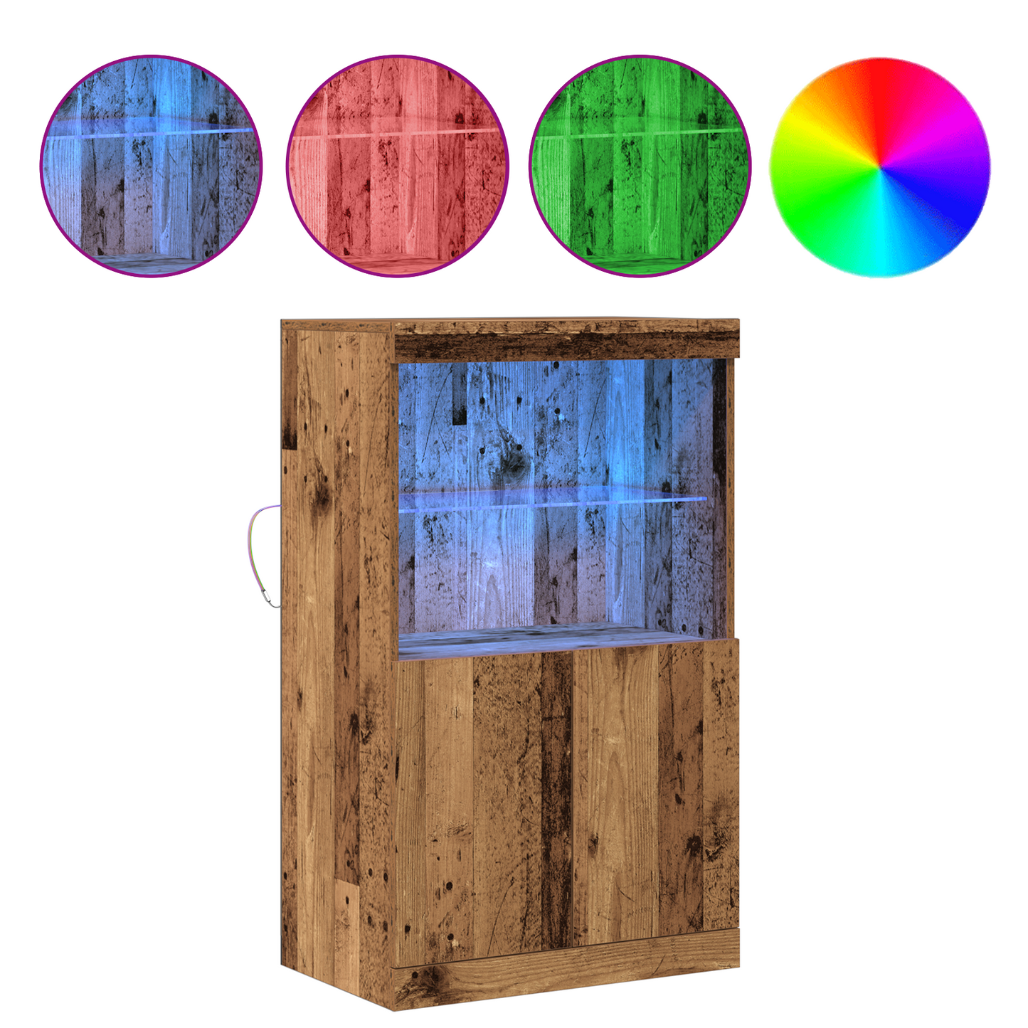 Sideboard Brun 60 X 37 X 100 Cm Konstrueret Træ