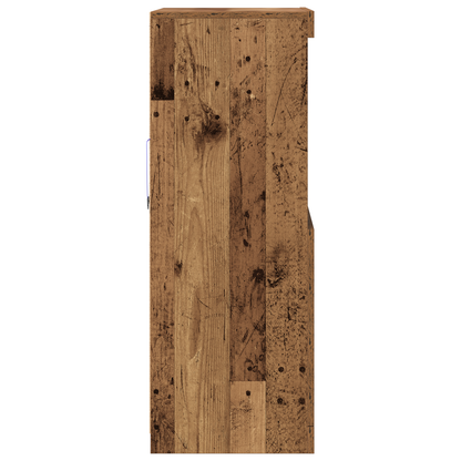 Sideboard Brun 60 X 37 X 100 Cm Konstrueret Træ