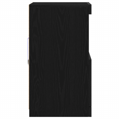 Sideboard Sort Eg 41 X 37 X 67 Cm Konstrueret Træ