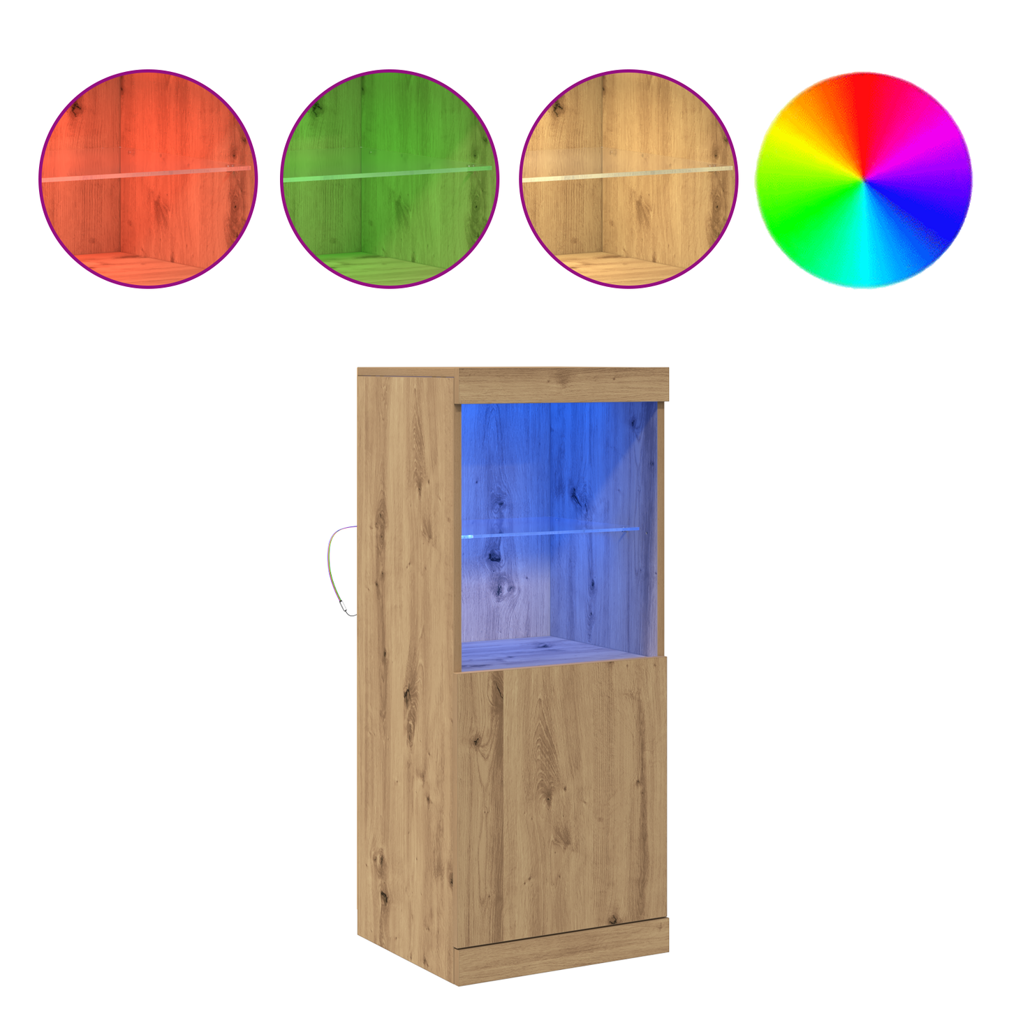 Sideboard Artisan Eg 41 X 37 X 100 Cm Konstrueret Træ