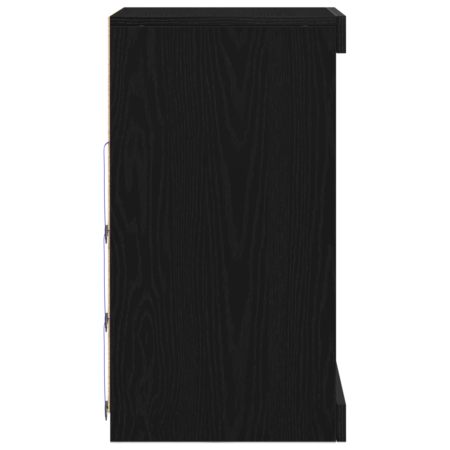 Sideboard Sort Eg 41 X 37 X 67 Cm Konstrueret Træ