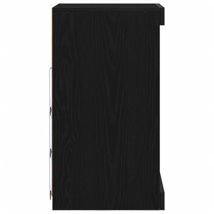 Sideboard Sort Eg 41 X 37 X 67 Cm Konstrueret Træ