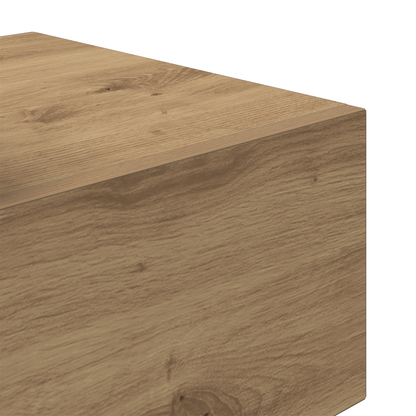 Sengebord Med Led-Lys Artisan Eg 100X36X49 Cm