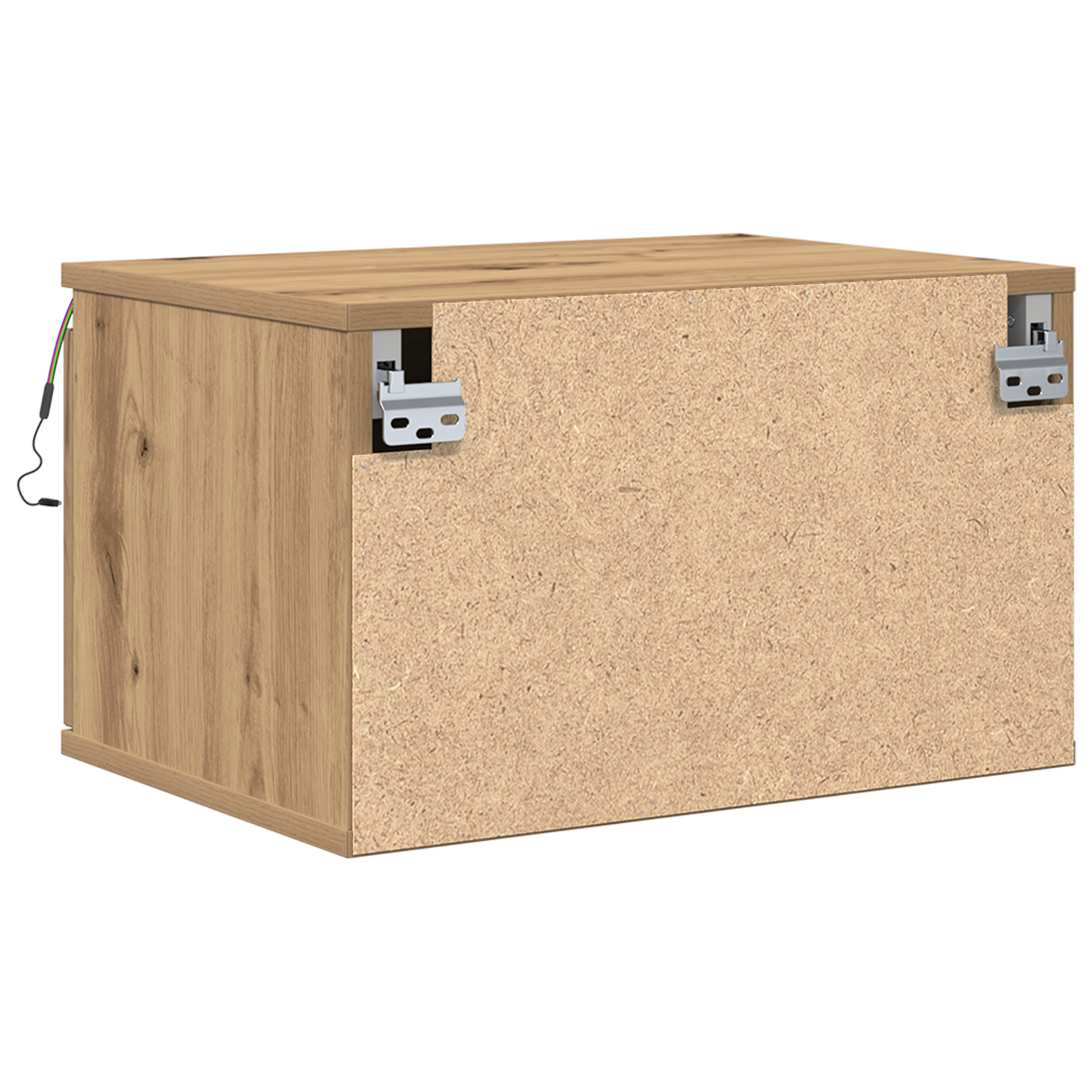 Sengebord Med Led Vægbeslag Artisan Eg 50X36X30 Cm