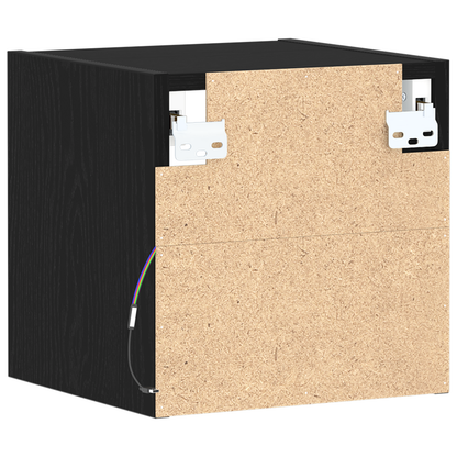 Tv-Skab 2 Dele Sort 30 X 28.5 X 30 Cm Konstrueret Træ