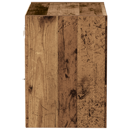 Flydende Hylde Gamle Træ 40X28,5X40 Cm Ingeniørtræ