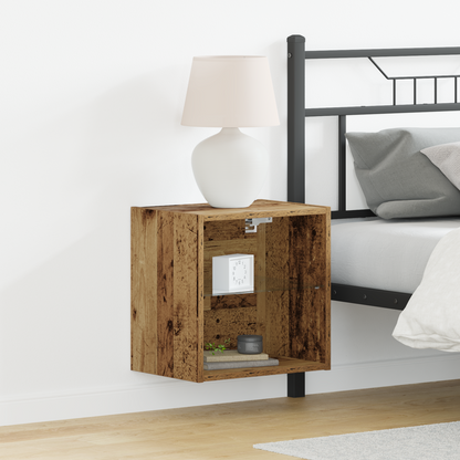 Flydende Hylde Gamle Træ 40X28,5X40 Cm Ingeniørtræ