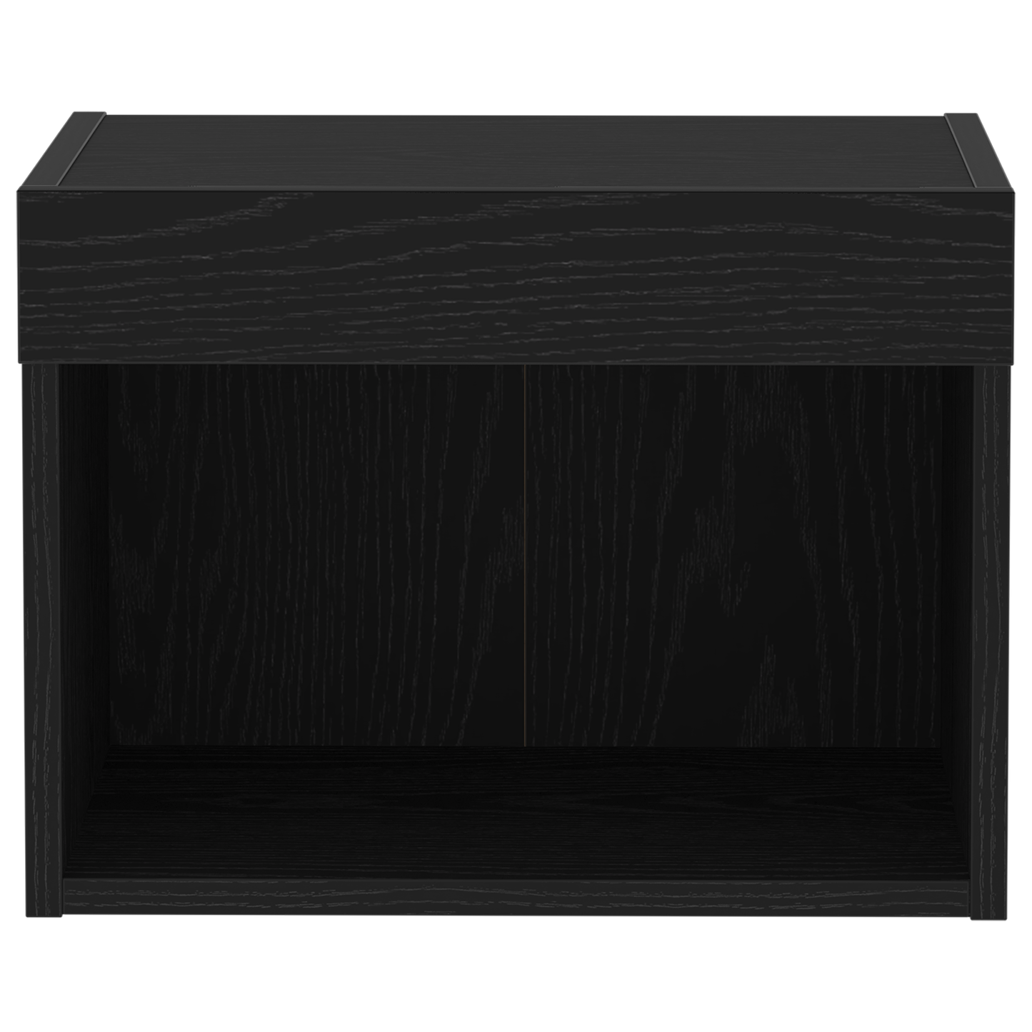 Tv-Skab 2 Dele Sort Eg 40 X 30 X 30 Cm Konstrueret Træ