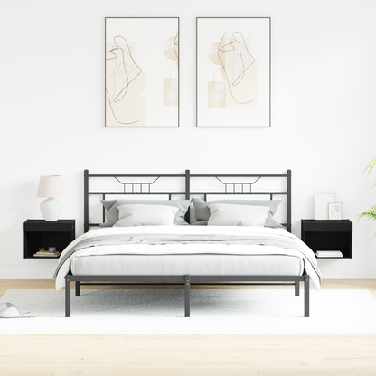 Tv-Skab 2 Dele Sort Eg 40 X 30 X 30 Cm Konstrueret Træ