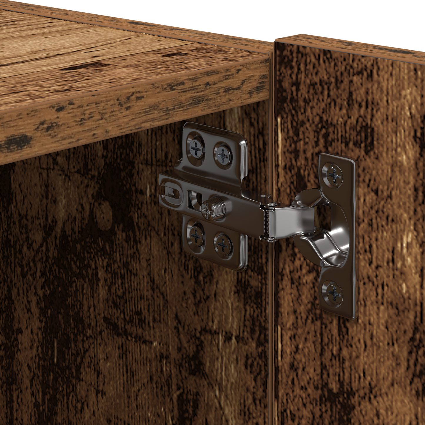 Tv Vægskab Gammelt Træ 100 X 35 X 31 Cm Konstrueret Træ