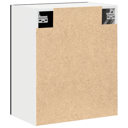 Hængende Skabe - 2 Pak - Sort Eg, 100X31X60 Cm - Fremstillet Af Konstrueret Træ
