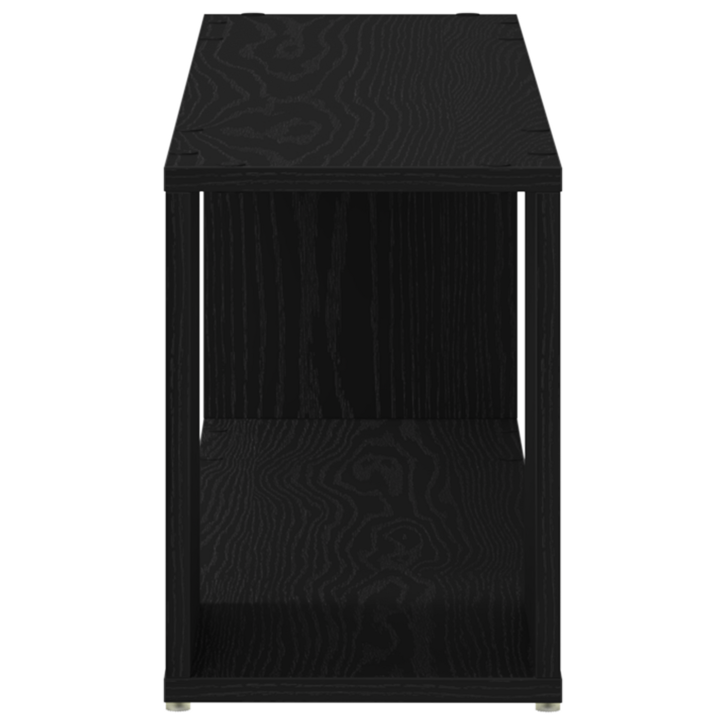 Underholdningscenter Sort 100 X 24 X 32 Cm Konstrueret Træ