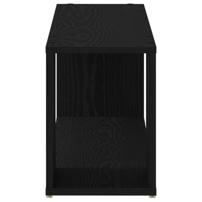 Underholdningscenter Sort 100 X 24 X 32 Cm Konstrueret Træ