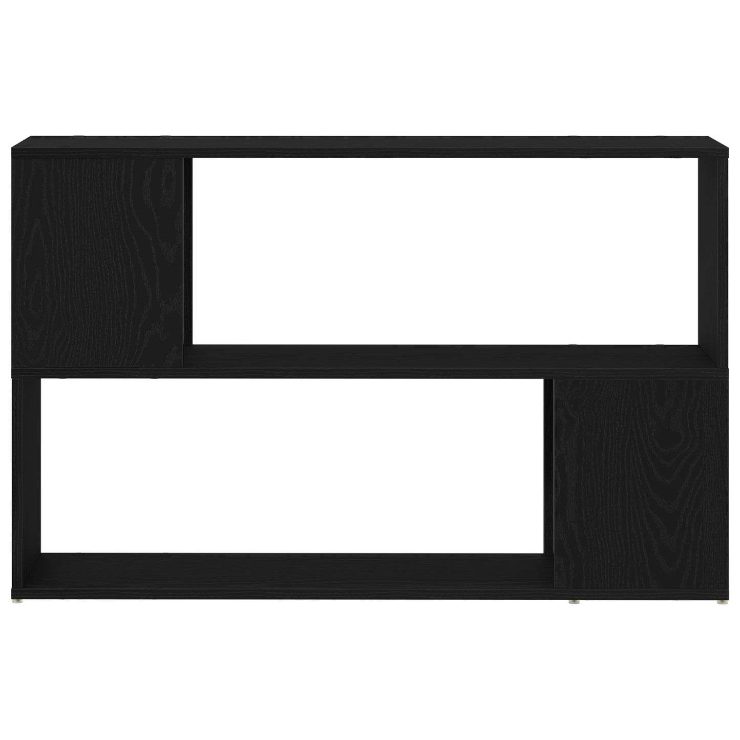 Underholdningscenter Sort 100 X 24 X 63 Cm Konstrueret Træ