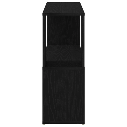 Underholdningscenter Sort 100 X 24 X 63 Cm Konstrueret Træ