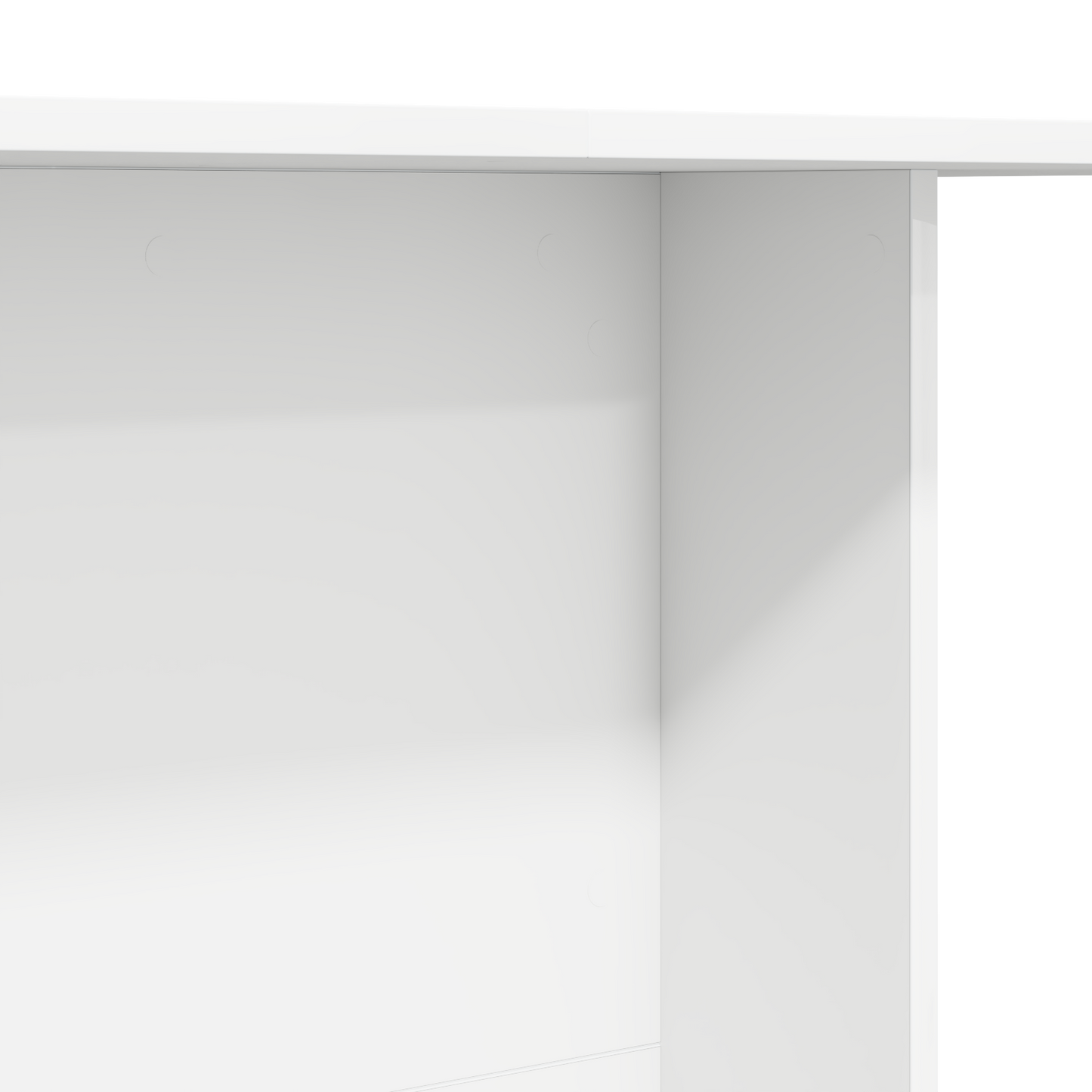 Spisebord Hvid 110X60X75 Cm Konstrueret Træ