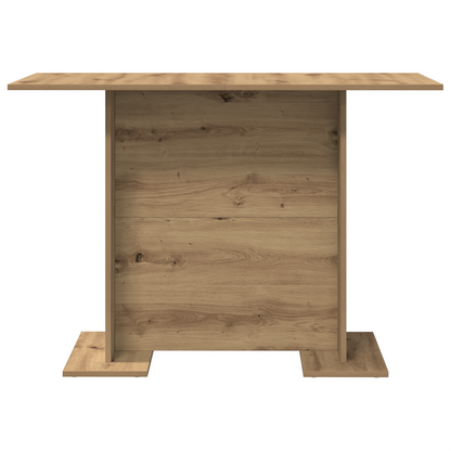 Spisebord Artisan Egetræ 110X60X75 Cm Konstrueret Træ