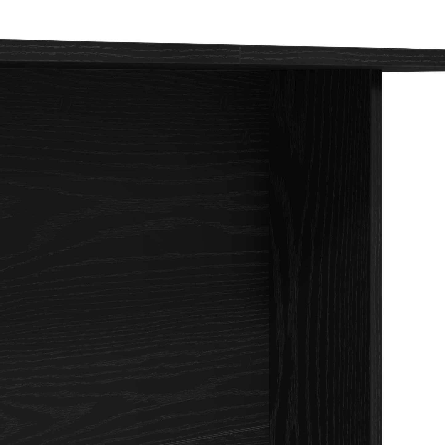 Spisebord Sort Eg 110X60X75 Cm Konstrueret Træ