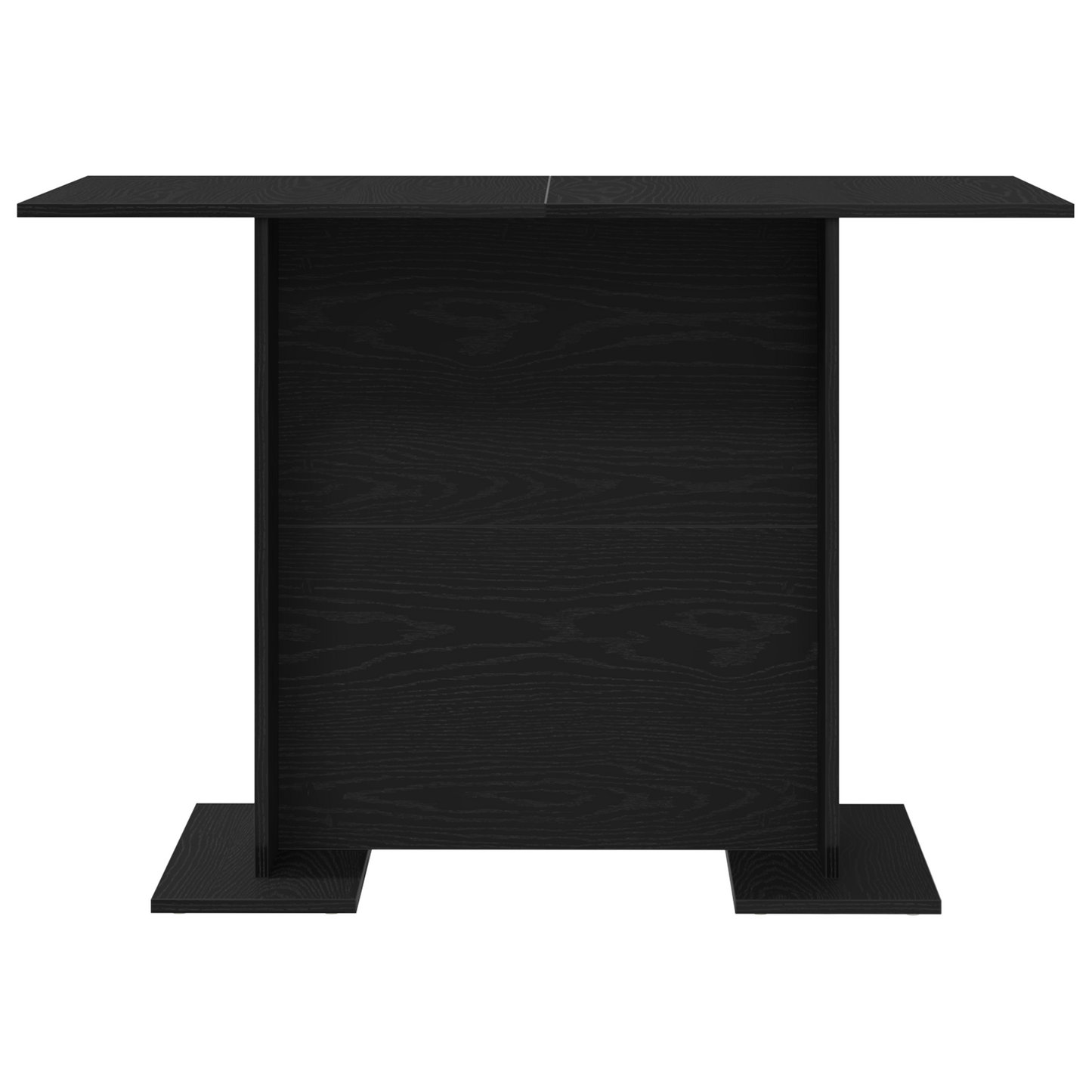 Spisebord Sort Eg 110X60X75 Cm Konstrueret Træ