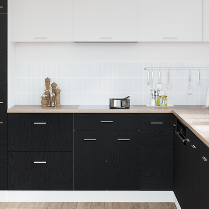 Sort Eg Skuffebundskab - 60X46X81.5 Cm Lavet Af Konstrueret Træ
