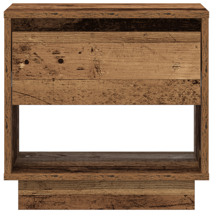 Sengebord Gammelt Træ 45X34X44 Cm Engineered Wood