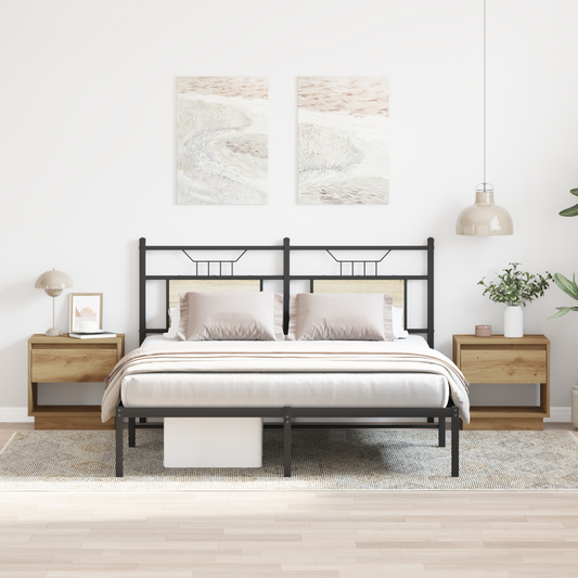 Sengebord 2 Stk Artisan Eg 45X34X47 Cm Ingeniørtræ