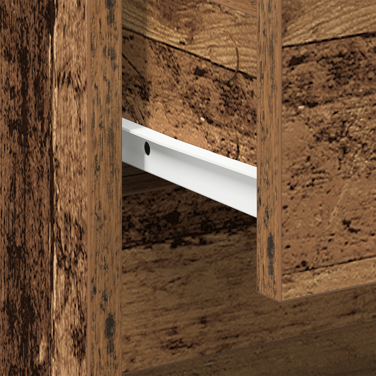 Sengebord 2 Stk Gammelt Træ 45X34X44,5 Cm Konstrueret Træ