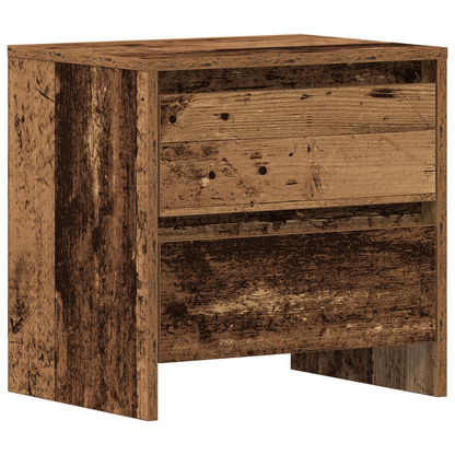 Sengebord 2 Stk Gammelt Træ 45X34X44,5 Cm Konstrueret Træ