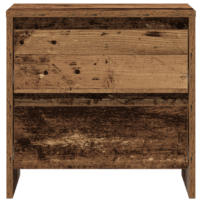 Sengebord 2 Stk Gammelt Træ 45X34X44,5 Cm Konstrueret Træ