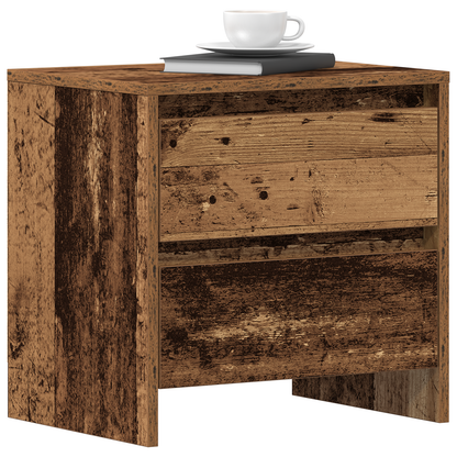 Sengebord 2 Stk Gammelt Træ 45X34X44,5 Cm Konstrueret Træ