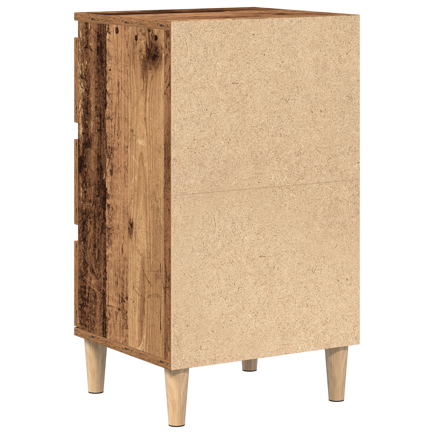 Sengebord Gammelt Træ 40X35X70 Cm Ingeniørtræ