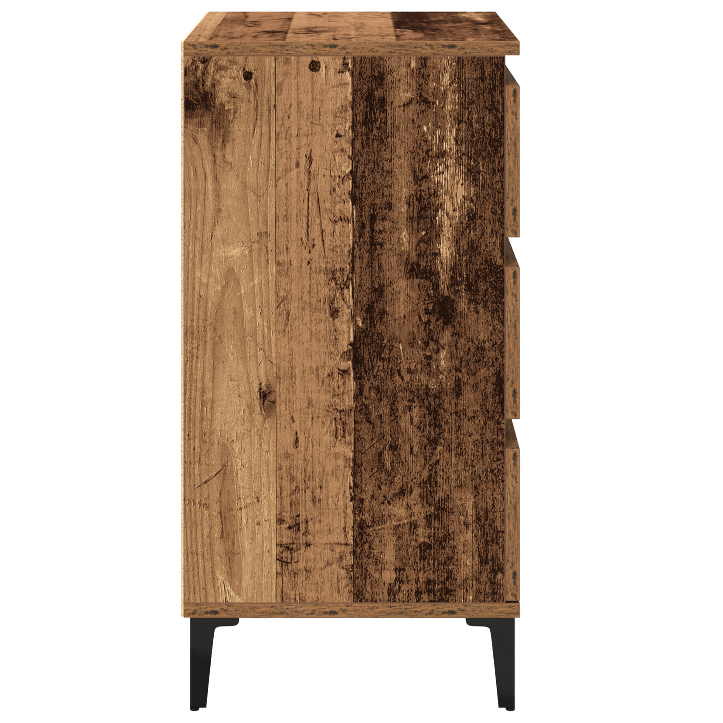 Sengebord Gammelt Træ 40X35X70 Cm Ingeniørtræ