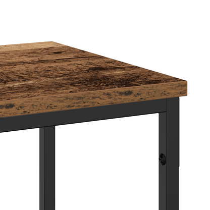 Konsolbord Gammelt Træ 200X30X75 Cm Ingeniørtræ Og Stål