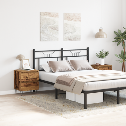 Sengeborde 2 Stk Gammelt Træ 40X35X50 Cm Ingeniør Træ