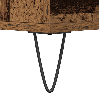 Sideboard Gammelt Træ 60 X 35 X 70 Cm Konstrueret Træ