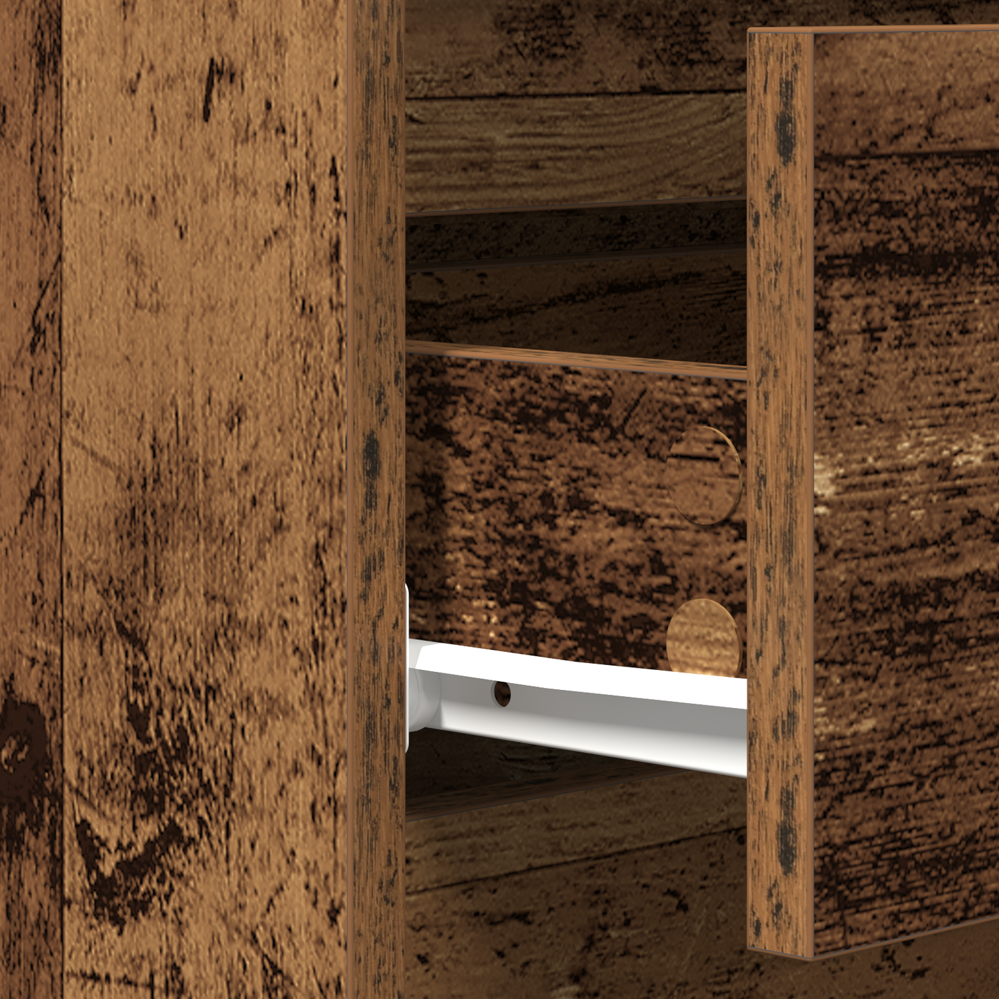 Sideboard Gammelt Træ 60 X 35 X 70 Cm Konstrueret Træ