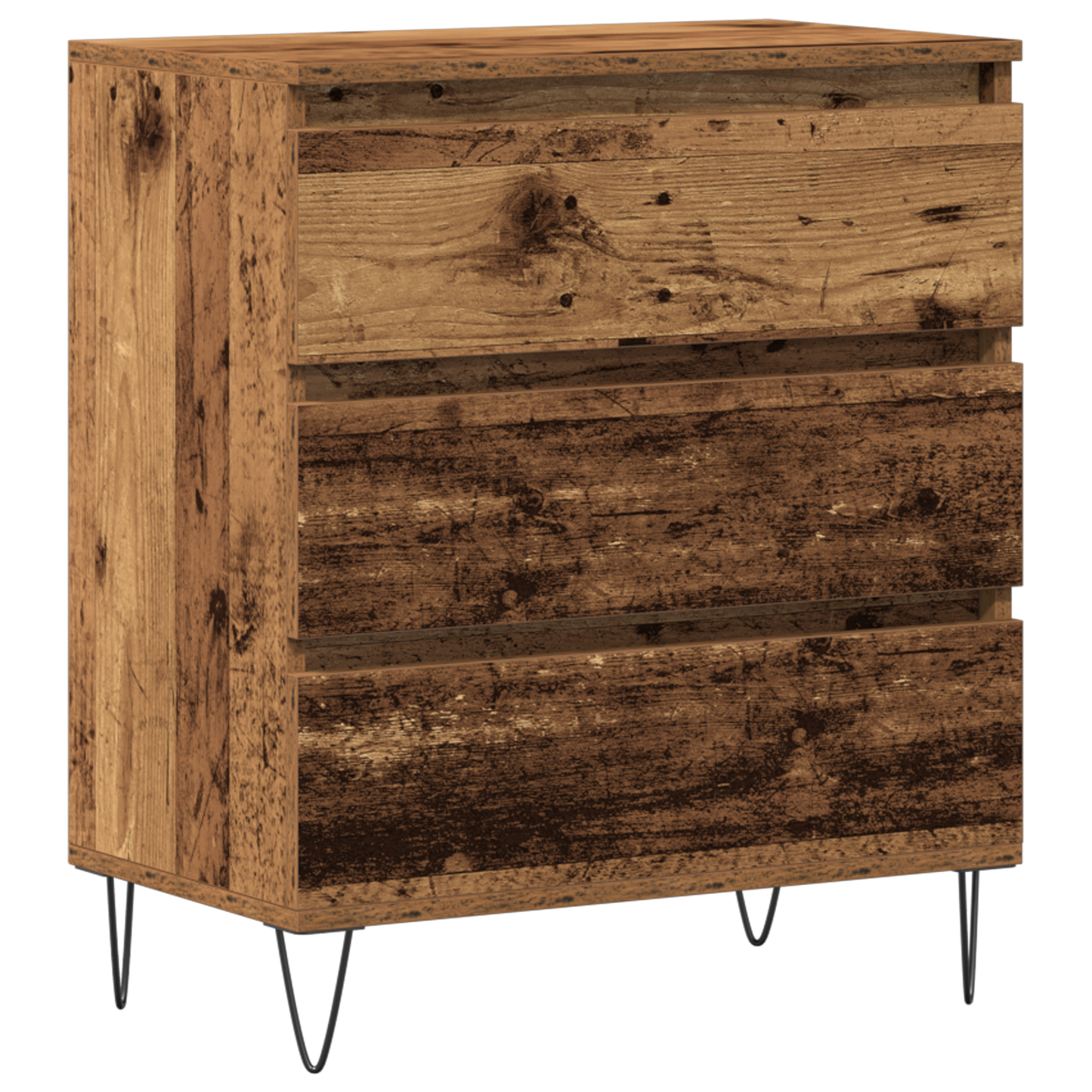 Sideboard Gammelt Træ 60 X 35 X 70 Cm Konstrueret Træ
