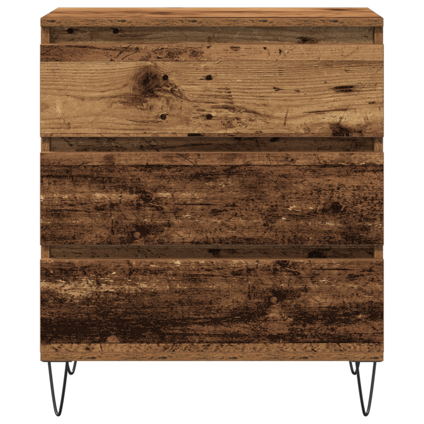 Sideboard Gammelt Træ 60 X 35 X 70 Cm Konstrueret Træ