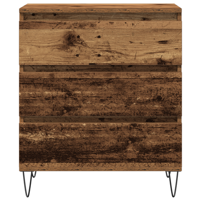 Sideboard Gammelt Træ 60 X 35 X 70 Cm Konstrueret Træ