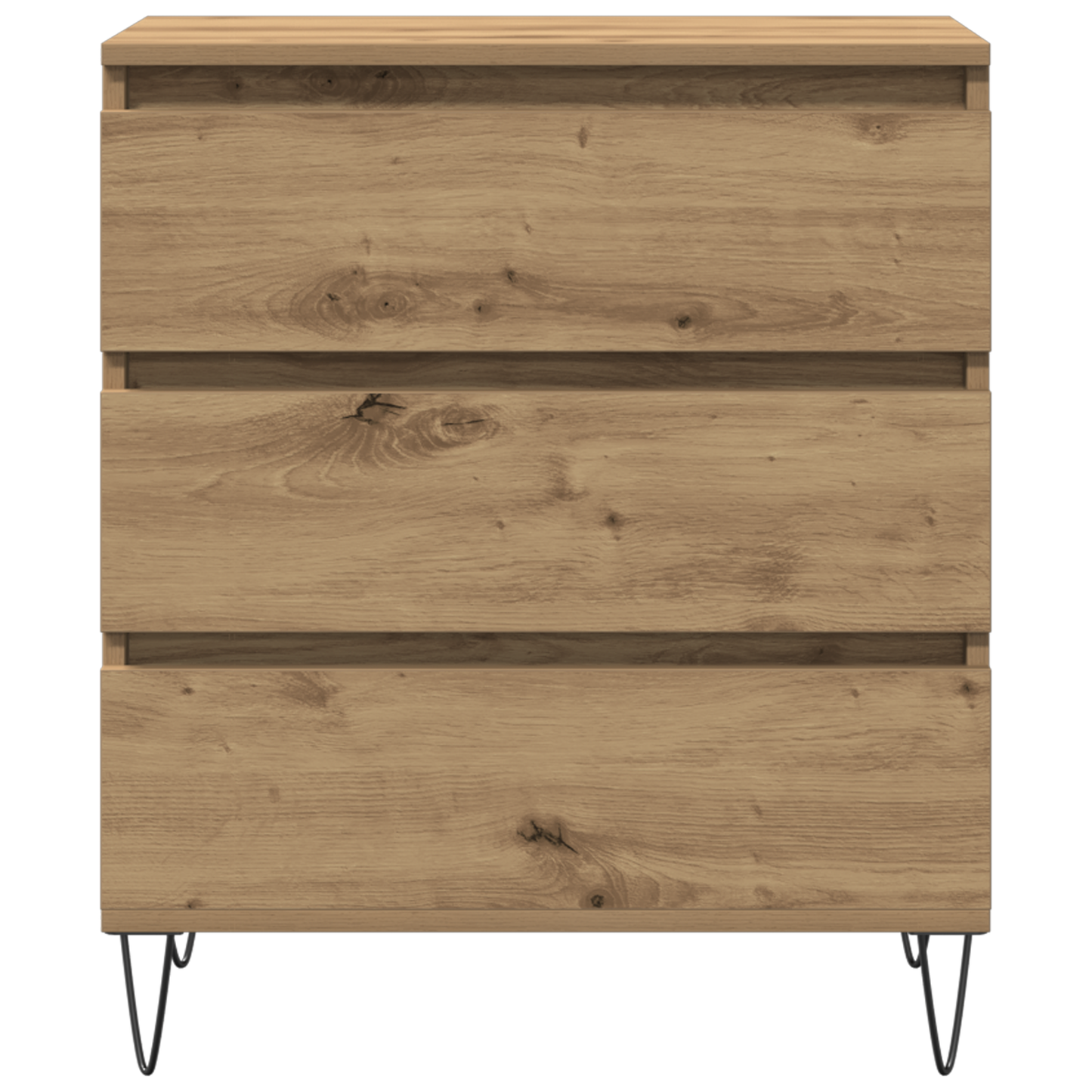 Sideboard Med Skuffe Artisan Eg 60 X 35 X 70 Cm Konstrueret Træ
