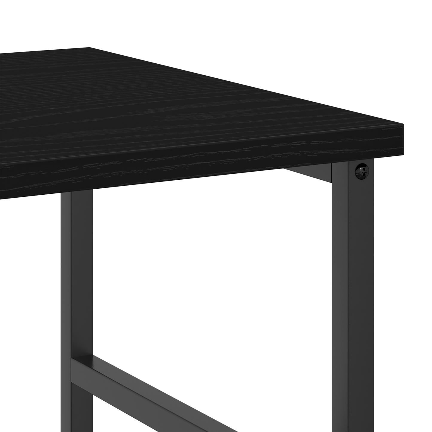 Bogreol Sort Eg 50X33X188.5Cm Ingeniørtræ