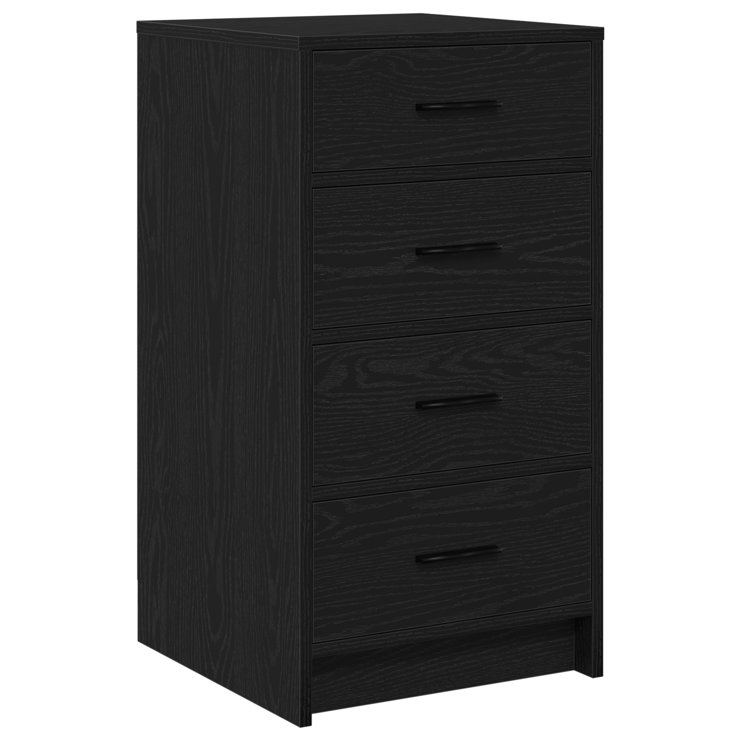 Skænk Sort Eg 40X41X75 Cm Konstrueret Træ