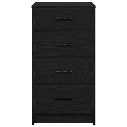 Skænk Sort Eg 40X41X75 Cm Konstrueret Træ