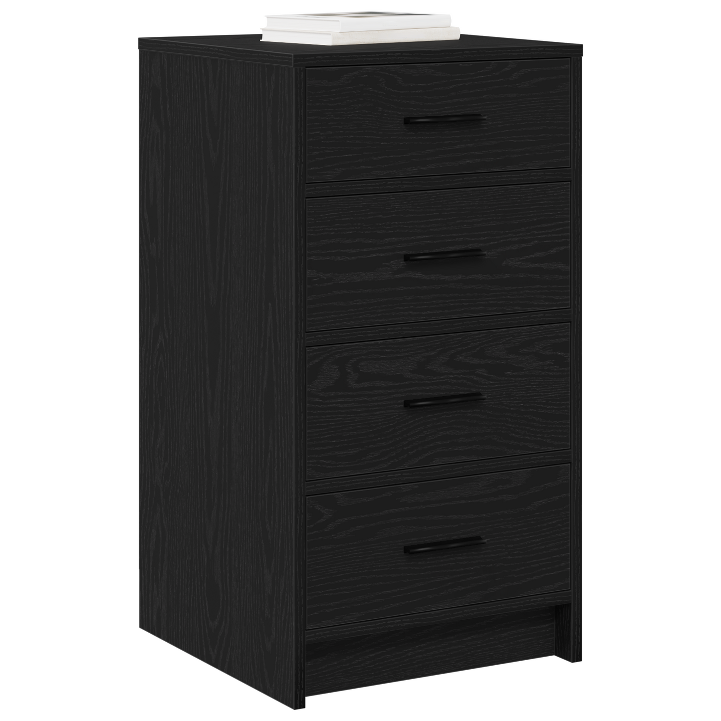 Skænk Sort Eg 40X41X75 Cm Konstrueret Træ