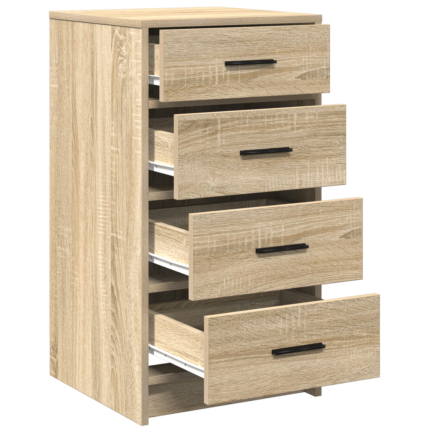 Sideboard Med Skuffe Sonoma-Eg 40 X 41 X 75 Cm Konstrueret Træ