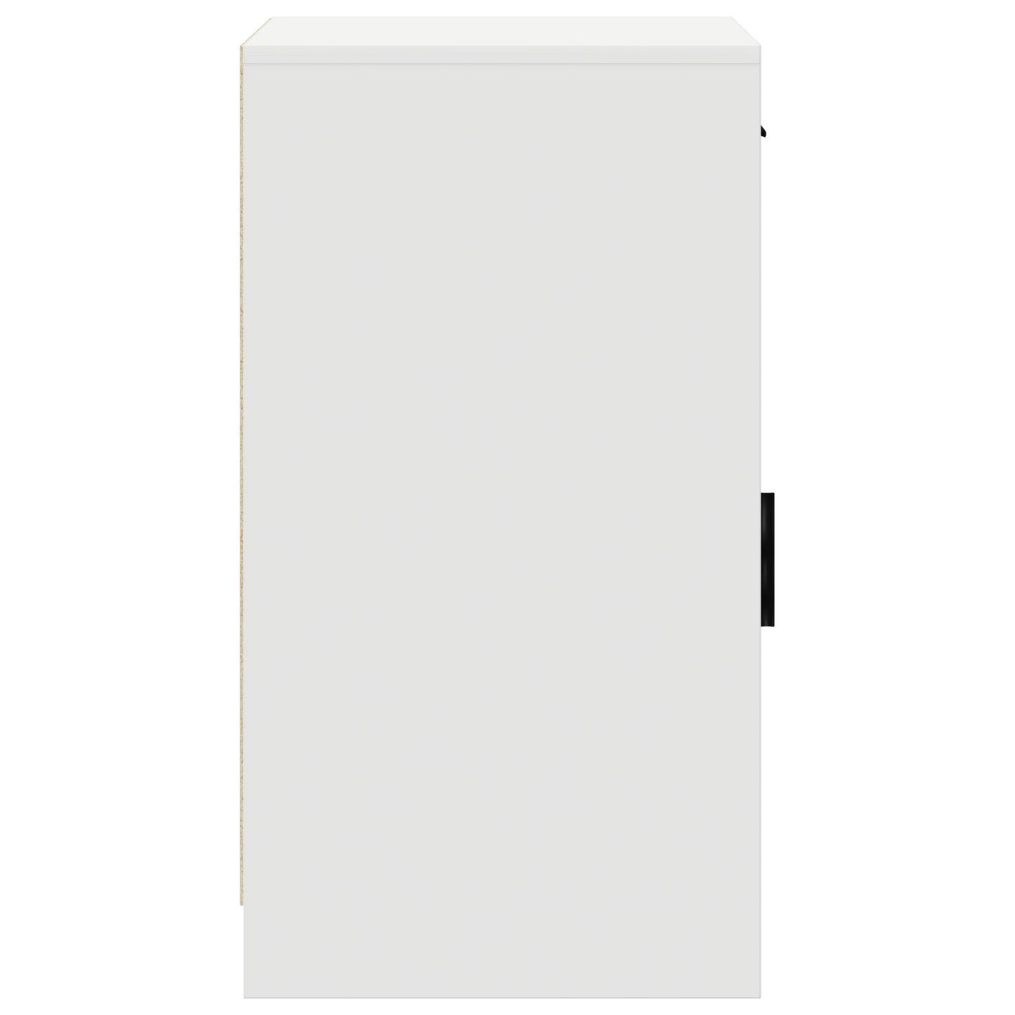 Sideboard Med Skuffe Hvid 40 X 40.5 X 75 Cm Konstrueret Træ