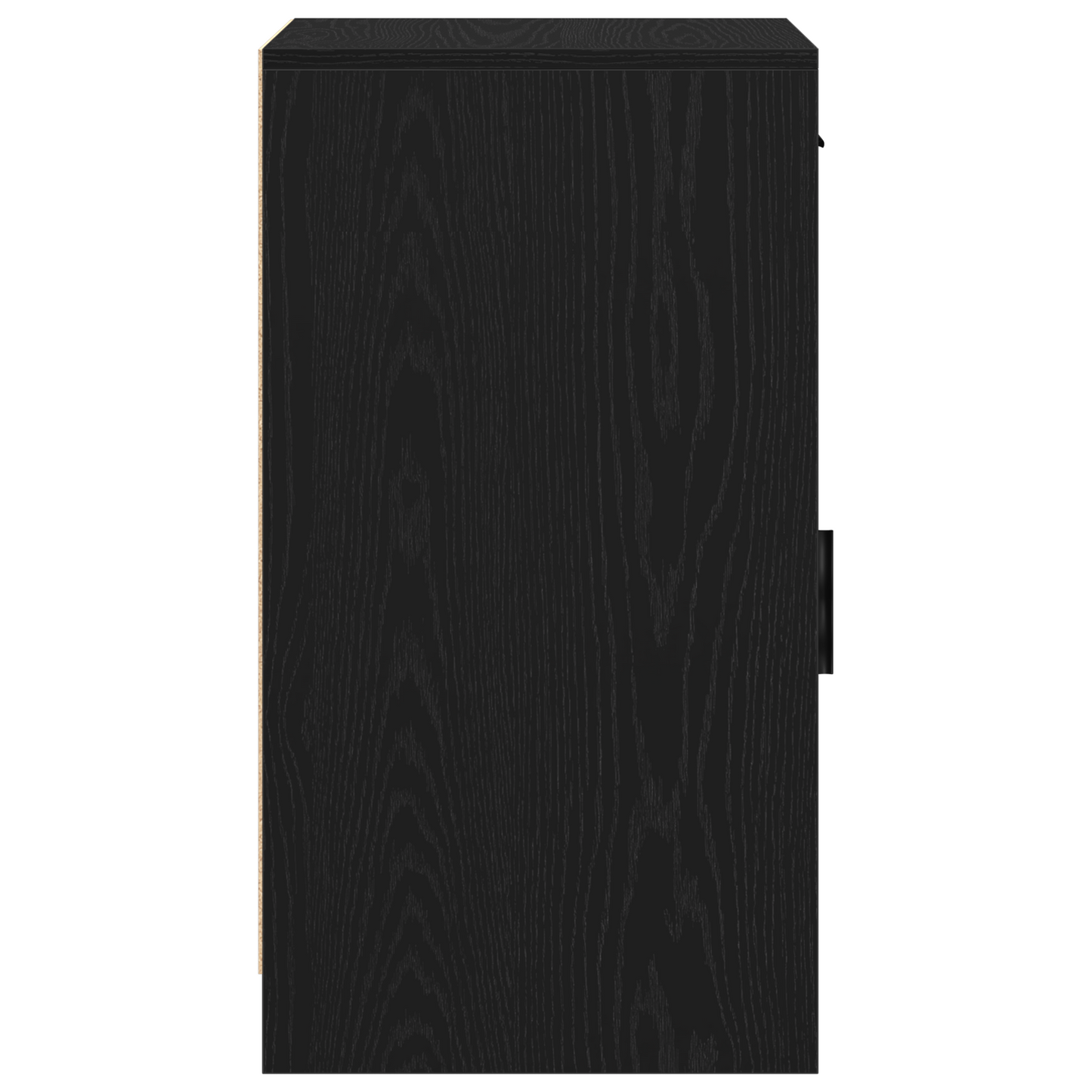 Sideboard Med Skuffe Sort Eg 40 X 40.5 X 75 Cm Konstrueret Træ