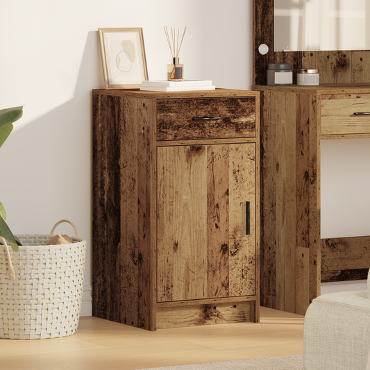 Sideboard Gammelt Træ 40 X 40.5 X 75 Cm Konstrueret Træ